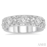 1/2 Ctw Diamond Stack Band in 14K White Gold