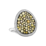 14KT Gold Ladies Multi-Color Diamond Fashion Ring
