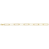 14K Yellow Gold-Filled 6.2 mm Paperclip-Style 7" Chain