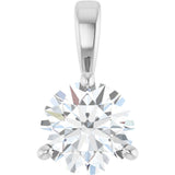 Platinum 3/4 CTW Natural Diamond Pendant