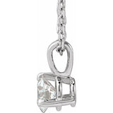 Sterling Silver 1/4 CTW Natural Diamond 18" Necklace