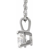 Platinum 1/3 CTW Lab-Grown Diamond 18" Necklace