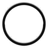 14K White Gold 1.5 mm Flat Band Size 4