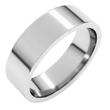 Sterling Silver 6 mm Lightweight Comfort-Fit Flat Band Size 11
