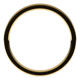 14K Yellow Gold 2 mm Flat Comfort Fit Light Band Size 6.5