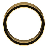 14K Yellow Gold 9 mm Comfort-Fit Flat Band Size 8.5