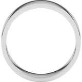 14K White Gold 6 mm Flat Band Size 9.5