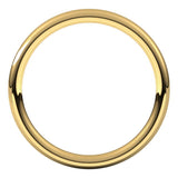 14K Yellow Gold 2 mm Comfort-Fit European-Style Band Size 5.5