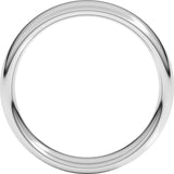 14K White Gold 5 mm Comfort-Fit European-Style Band Size 9.5