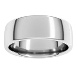 Platinum 7 mm Comfort-Fit European-Style Band Size 9.5