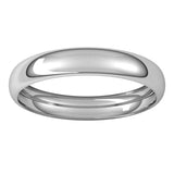 Sterling Silver 3.5 mm Half Round Band Size 5.5