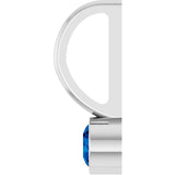 Sterling Silver Natural Blue Sapphire Charm/Pendant