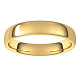 14K Yellow Gold 4.5 mm Comfort-Fit European-Style Band Size 8