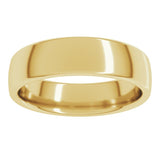 10K Yellow Gold 5.5 mm Comfort-Fit European-Style Band Size 10