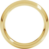 10K Yellow Gold 5.5 mm Comfort-Fit Half Round Band Size 10