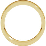 14K Yellow Gold 5.5 mm Comfort-Fit Flat Band Size 7
