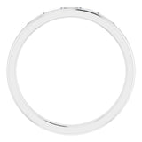 14K White Gold 3/8 CTW Lab-Grown Diamond Band