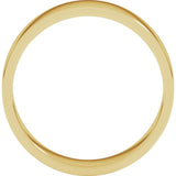 14K Yellow Gold 5 mm Flat Band Size 8.5