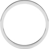 Sterling Silver 3 mm Flat Band Size 6