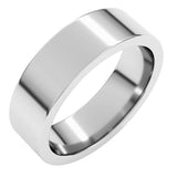 Sterling Silver 6 mm Comfort-Fit Flat Band Size 9