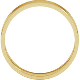 14K Yellow Gold 5 mm Ultra-Lightweight Flat Band Size 8.5