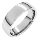 Sterling Silver 6 mm Comfort-Fit European-Style Band Size 10.5