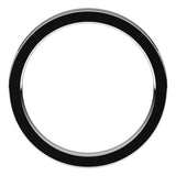 14K White Gold 2.5 mm Comfort-Fit Flat Band Size 9