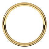 14K Yellow Gold 3.5 mm Comfort-Fit European-Style Band Size 11.5