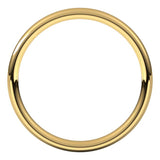 14K Yellow Gold 2.5 mm Comfort-Fit European-Style Band Size 9.5