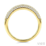 1/2 Ctw Round Cut Diamond Aeris Gold Fashion Band Set in 14K Yellow Gold