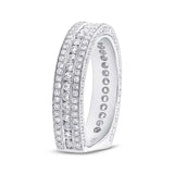 1.40ct 18k White Gold Diamond Lady's Band Size 6