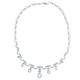 1.40ct 14k White Gold Diamond Necklace