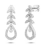 0.45ct 14k White Gold Diamond Earring