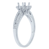 0.36ct 14k White Gold Diamond Semi-mount Ring
