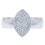 0.28ct 14k White Gold Diamond Lady's Ring