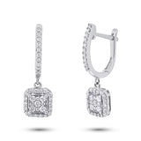 0.32ct 14k White Gold Diamond Earring