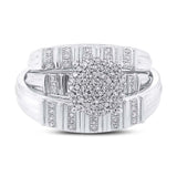 0.31ct 14k White Gold Diamond Trio Set Pave