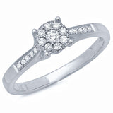 0.17ct 14k White Gold Diamond Lady's Ring