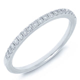 0.19ct 14k White Gold Diamond Lady's Band