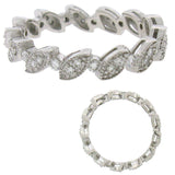 0.44ct 14k White Gold Diamond Eternity Band