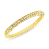 0.30ct 14k Yellow Gold Diamond Lady's Band