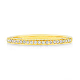 0.30ct 14k Yellow Gold Diamond Lady's Band