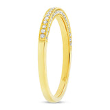 0.30ct 14k Yellow Gold Diamond Lady's Band