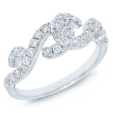 0.62ct 14k White Gold Diamond Lady's Ring