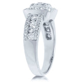 0.94ct 14k White Gold Diamond Lady's Ring