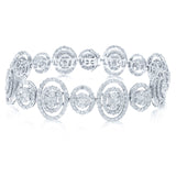 12.66ct 18k White Gold Diamond Lady's Bracelet