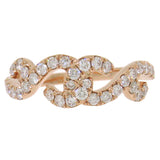 0.62ct 14k Rose Gold Diamond Lady's Ring