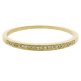 0.07ct 14k Yellow Gold Diamond Lady's Band