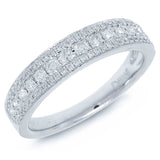 0.45ct 14k White Gold Diamond Lady's Band