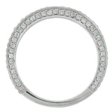 0.60ct 18k White Gold Diamond Lady's Band Size 7